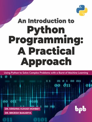 cover image of An Introduction to Python Programming: A Practical Approach
